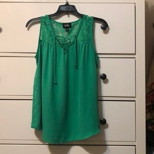 Green blouse